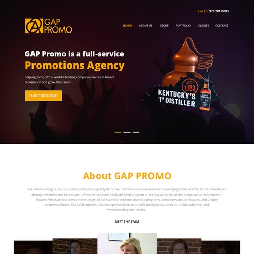 GAP Promo - Website Design