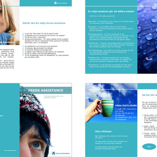 Help Freds Assistance with a new brochure design