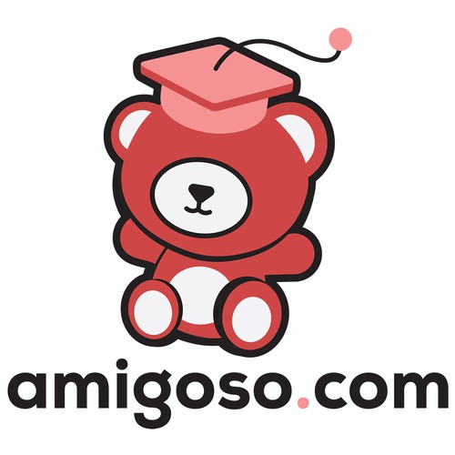 Bold logo for an educational site.