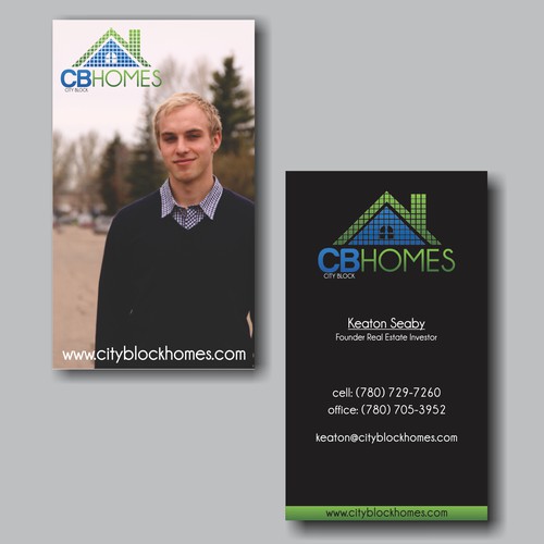 business card for CB Homes