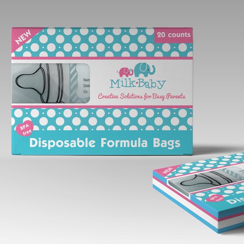 Design packaging box for a baby product!