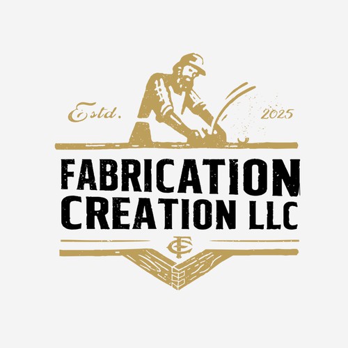 Fabrication Creation - A ~Handcrafted, human made~ logo