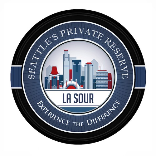 Label design for Seattle's Private Reserve.