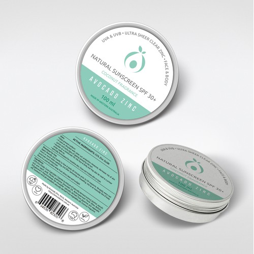 Avocado Zinc a label design 