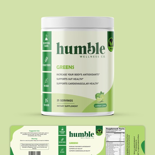 Packaging Design For Humble Wellness Co.