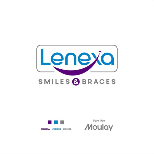 Lenexa Smile Dental Logo Design