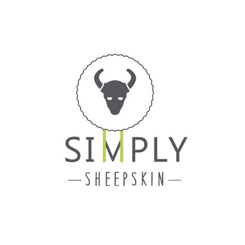 Simple logo for "Simply sheepskin"