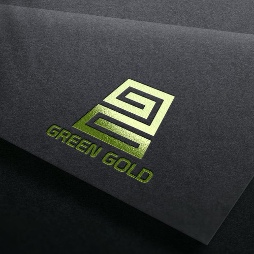 Logo for Golden Green. It is brand for drink cannabis products
