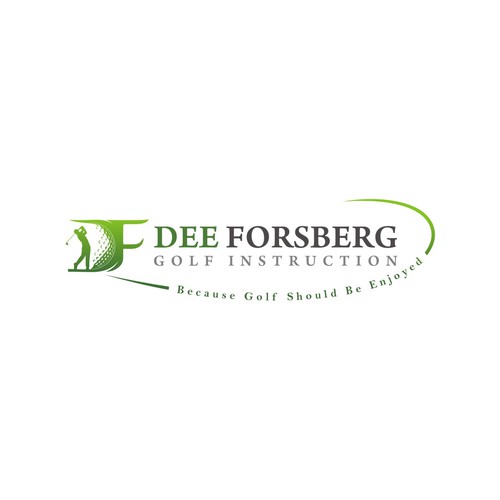 Create a fun logo for a personal golf coach.