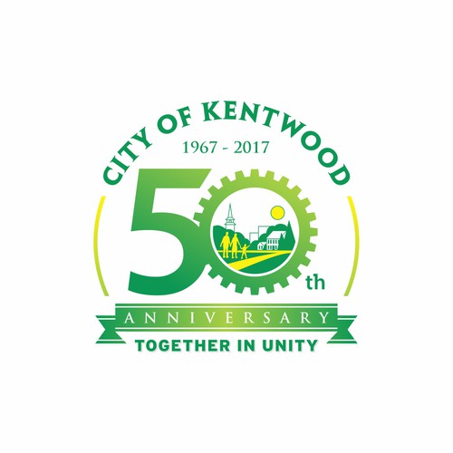 City of Kentwood 50th anniversary logo