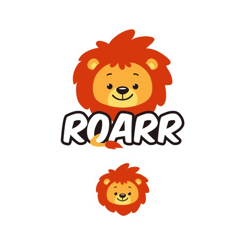 Create a child-friendly lion head for ROARR charity