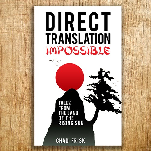 Create a Japanese Themed Book Cover for "Direct Translation Impossible"