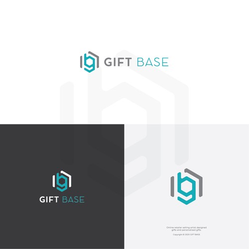 Logo Concept for Personalize Gifts called Gift Base