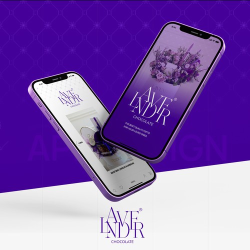 LAVENDER — Flower shopping app screen design