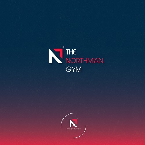 Bold logo concept for a gym