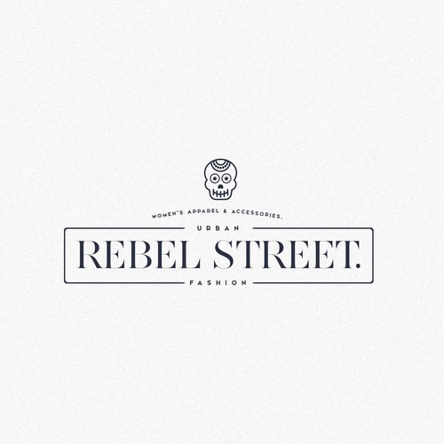 Clean vector logo design - Rebel Street