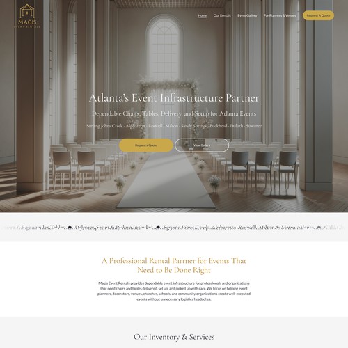 Magis Event Rentals Design