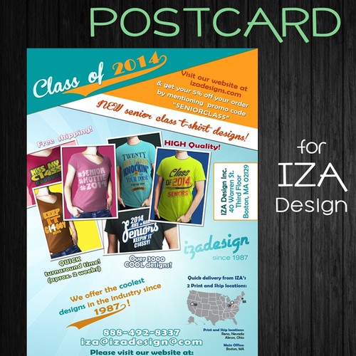 postcard or flyer for IZA-DSN