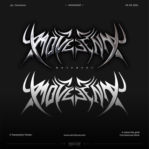 Movement Typography design