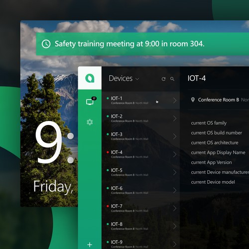 Employee Kiosk IoT App