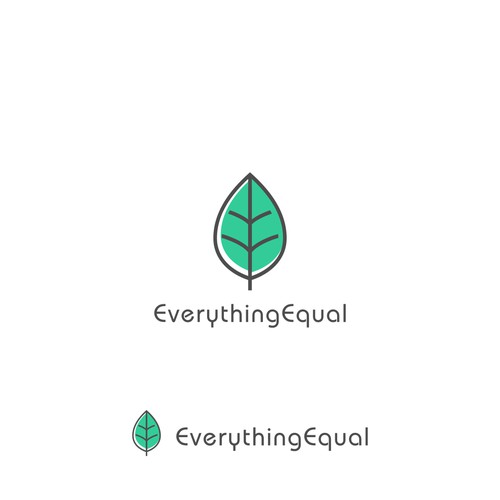 Logo concept for an ethical vegan clothing company