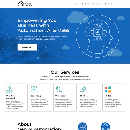 Website design