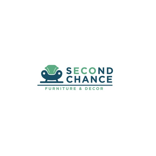 Second Chance  furniture logo design 
