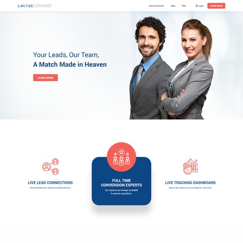  LawyerConvert Brochure Style Website