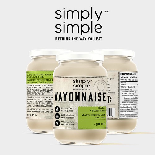 Vayonnaise a Vegan Mayonnaise