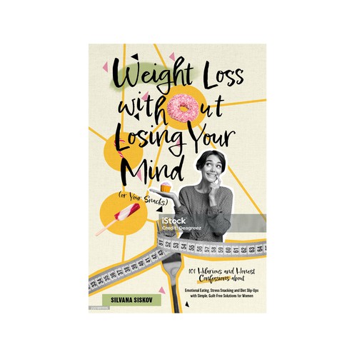 Weight Loss without Losing Your Mind – Playful Cover Design