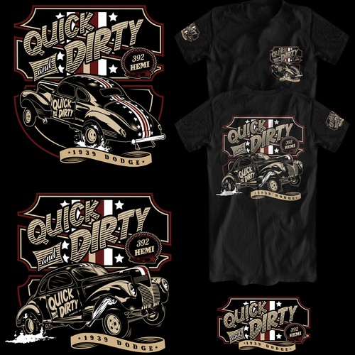 Drag Racing T-shirt design