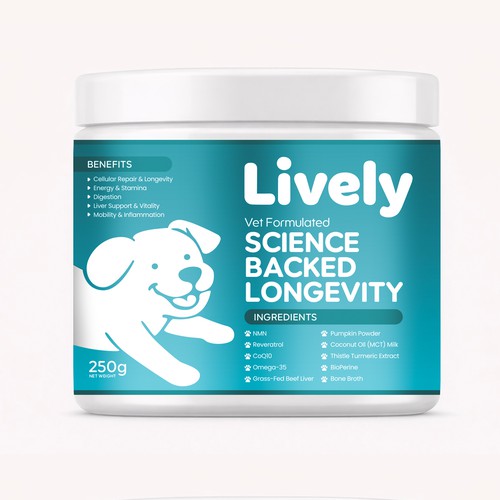 Lively - A Pet supliment Packaging