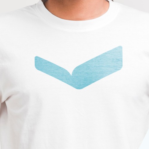 V logo design concept