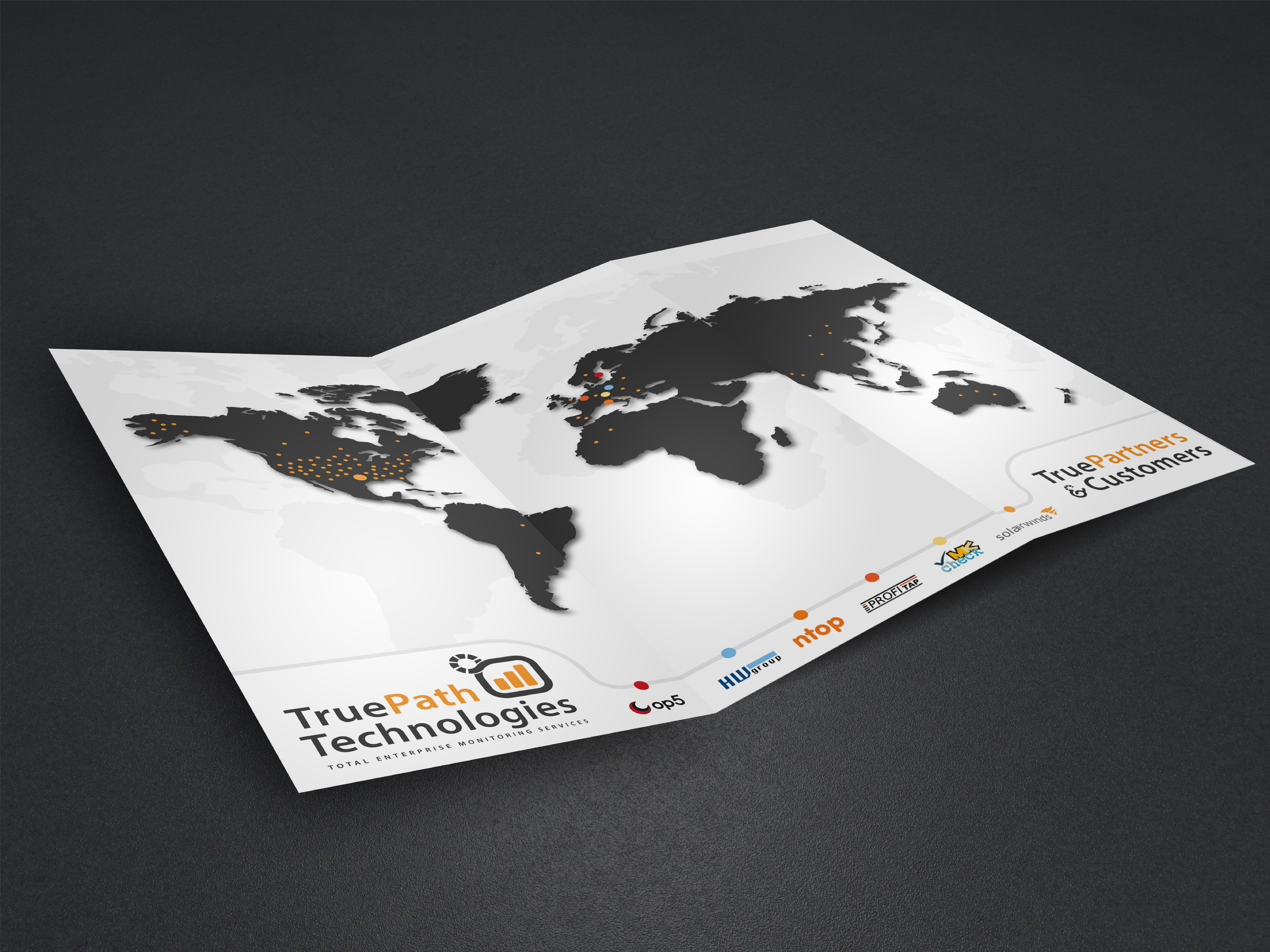 Logo / Partner Map (w/ customers pinned as well)