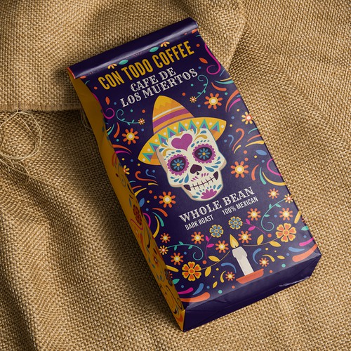 Packaging Design for "Cafe de los Muertos"