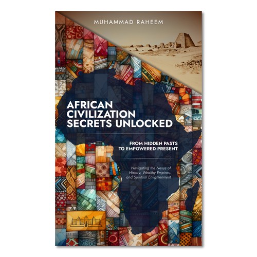 Ebook cover design for a book about the history of African civilizations