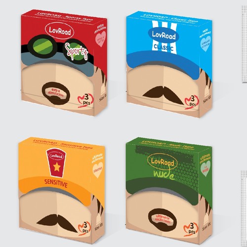 Bizarre Design for Condom Packaging