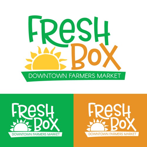 Fresh Box Downtown Farmers Market Logo