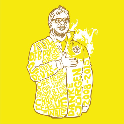 99designs Community Contest! Create a great Thank You illustration for the one and only Jürgen Klopp