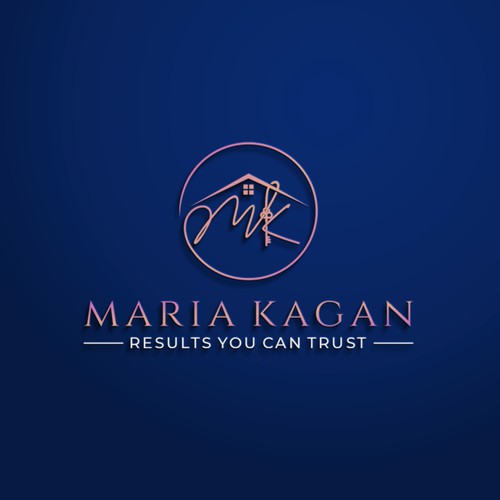 Maria Kagan - Real Estate Agent Logo Design