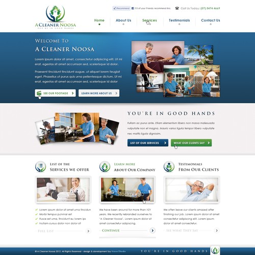 Help A Cleaner Noosa with a new website design