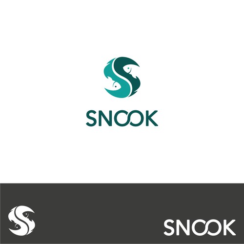 Flat logo concept for SNOOK