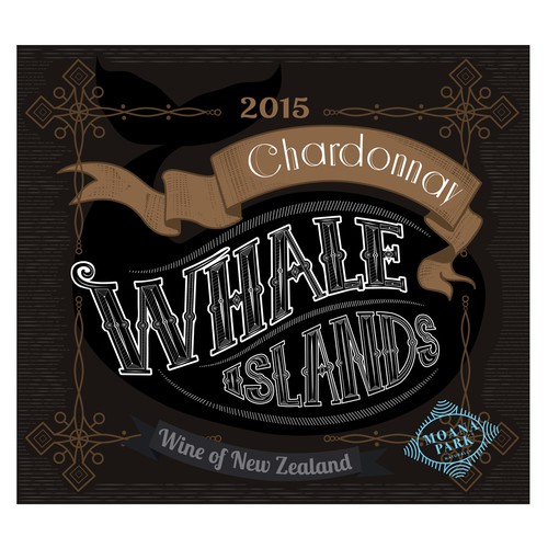Whale Islands Wine Bottle Labels