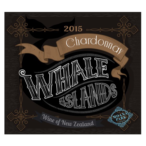 Whale Islands Wine Bottle Labels