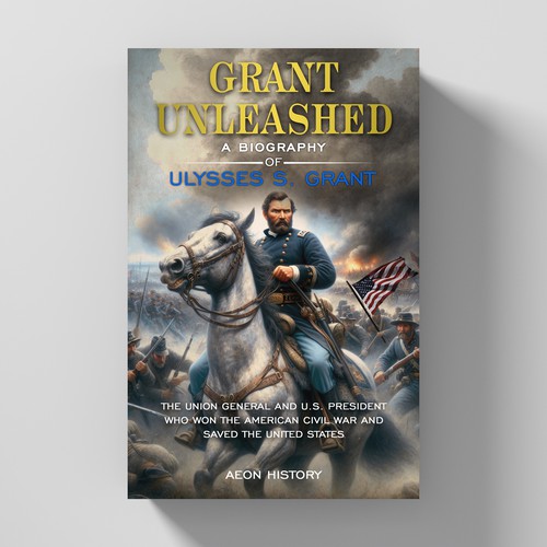 Ebook cover for a biography of Ulysses S. Grant