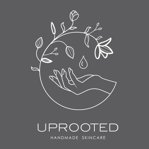Logo concept for handmade skincare oil