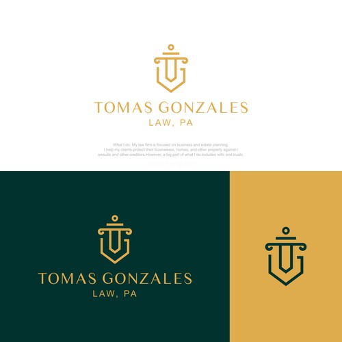 Logo Concept for Tomaz Gonzales Law, Pa