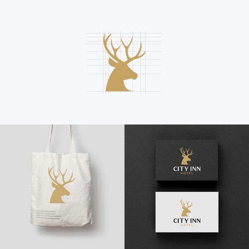 Brand identity and logo for a hotel is located in Karlovy Vary