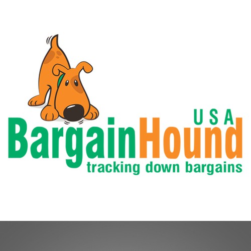 Create a logo and card to explain our business & attract buyers to Bargain Hound USA