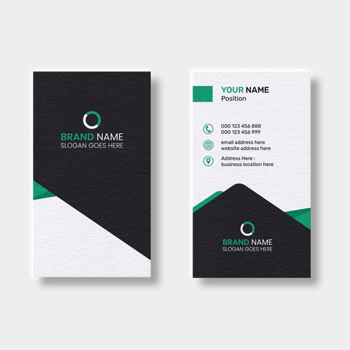 Eye-catching and impressive business card